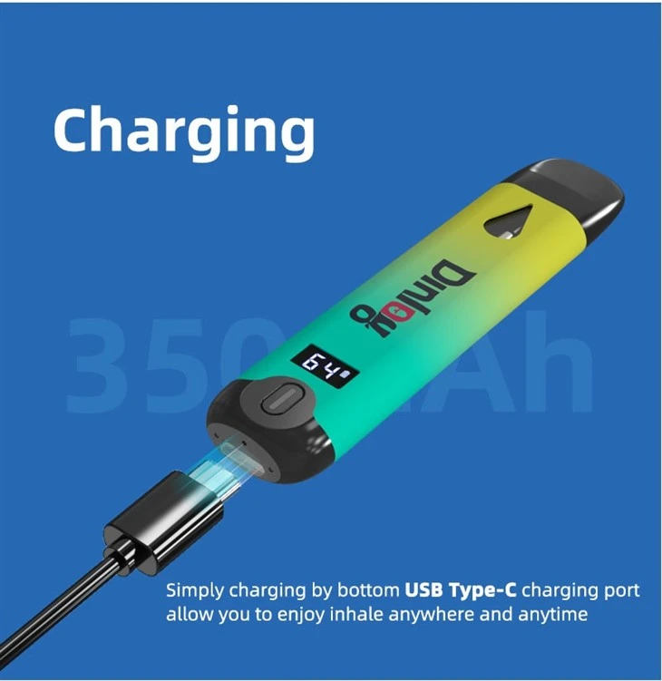 Factory Pre Heat 2ml Type C Recharge Oil Cartridge Vape Pen Thick Oil D8 Hhc Puff Empty Pod Vape Disposable