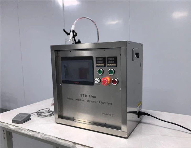 Ready To Ship Manual Carts Filling Machine Customization 510 Thread Vape Cartridge Filling Machine For THC Distillation Thick Oil With Heating