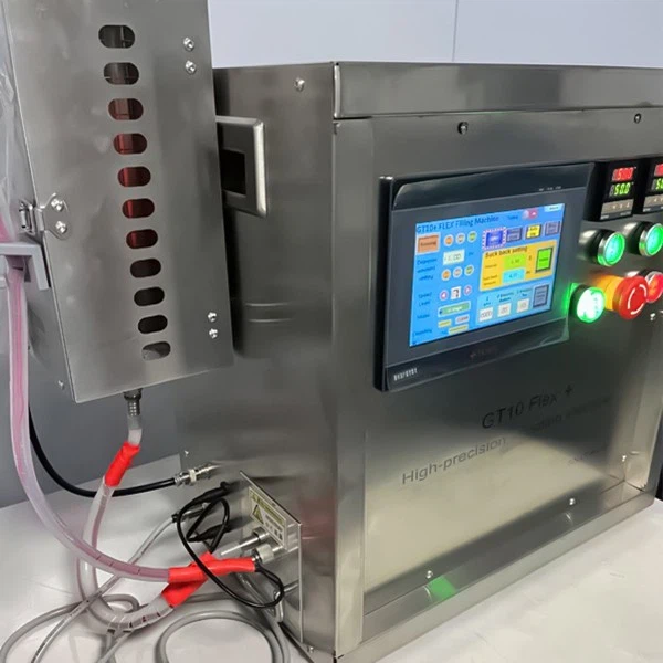 Vācija CBD eļļas pildīšanas mašīna Oriģinālā rūpnīca 0. 5ml 1ml 2ml vienreizējās lietošanas vape augstas precizitātes kārtridža automātiska bieza eļļas pildīšanas mašīna maziem uzņēmumiem